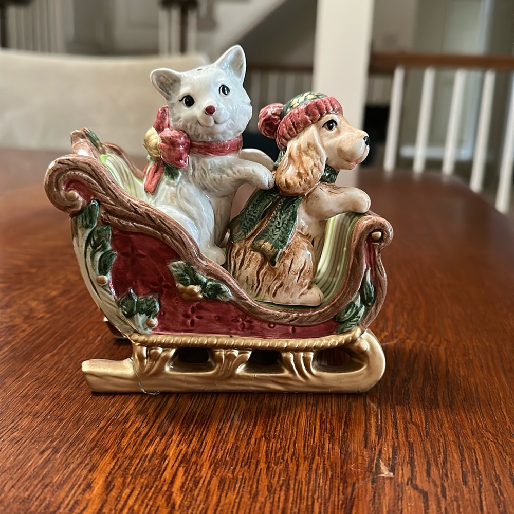 Vintage Fitz and Floyd Salt & Pepper